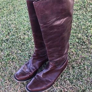 Sigerson Morrison Brown Leather Knee High Boots